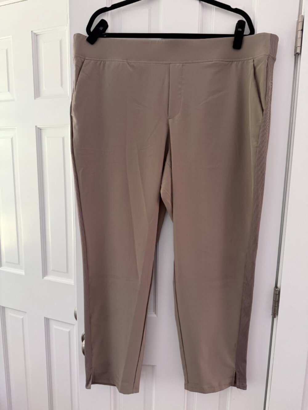 RBX City Stretch Ribbed Angle Pant - Driftwood